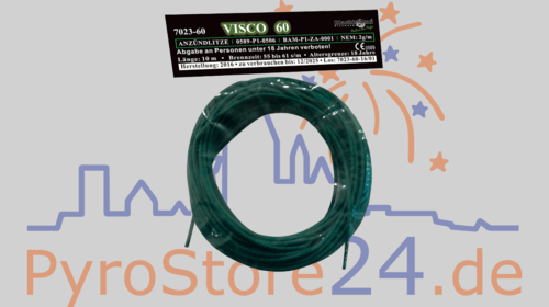 Blackboxx Visco- Zündschnur grün 60