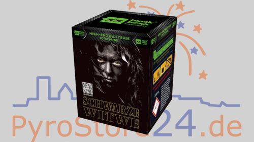 Blackboxx Feuerwerksbatterie Schwarze Witwe