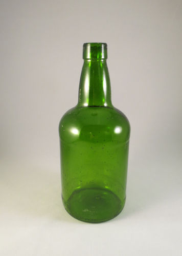 Crashglas Portweinflasche Grün 0,7l
